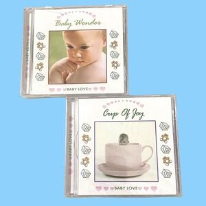 Vintage Y2K Baby Love CD Lot of 2 Cup of Joy Baby Wonder Music Performed by Kids